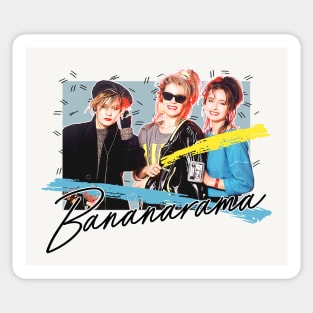 Bananarama - Retro 80s Fan Art Design Sticker